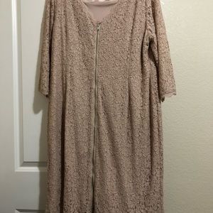 Blush cocktail dress